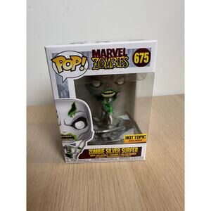 Marvel Zombie Silver Surfer Funko Pop 675 Hot Topic - NEW